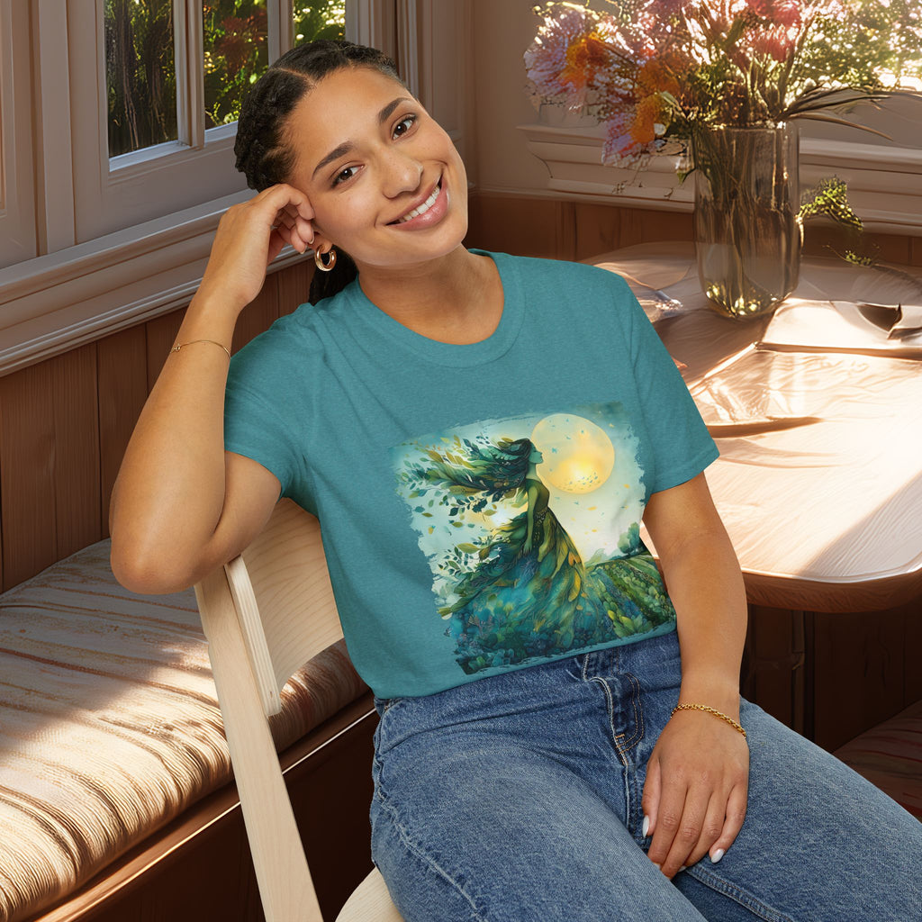 Garden Goddess T-Shirt for Gardeners, Nature Lovers, Summer Casual Wear