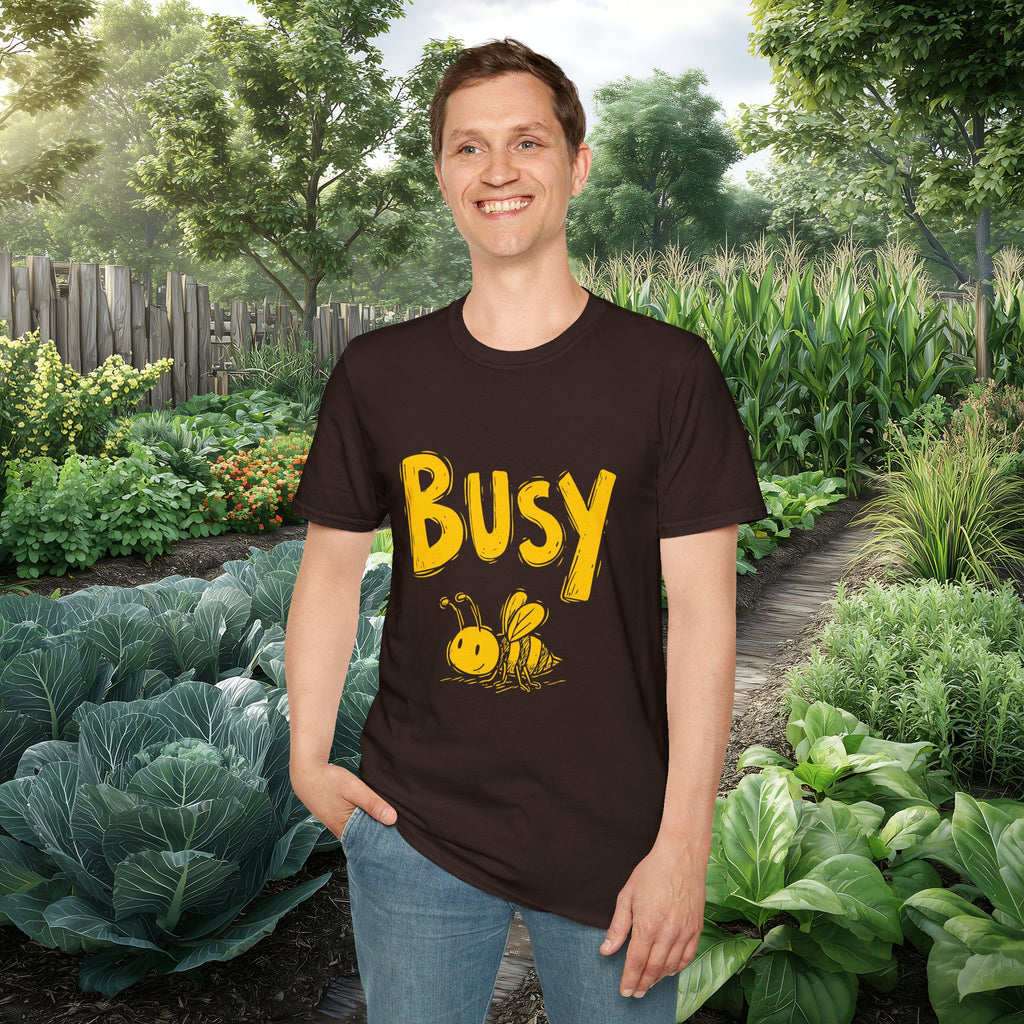 Busy Bee Doodle T-Shirt for Nature Lovers