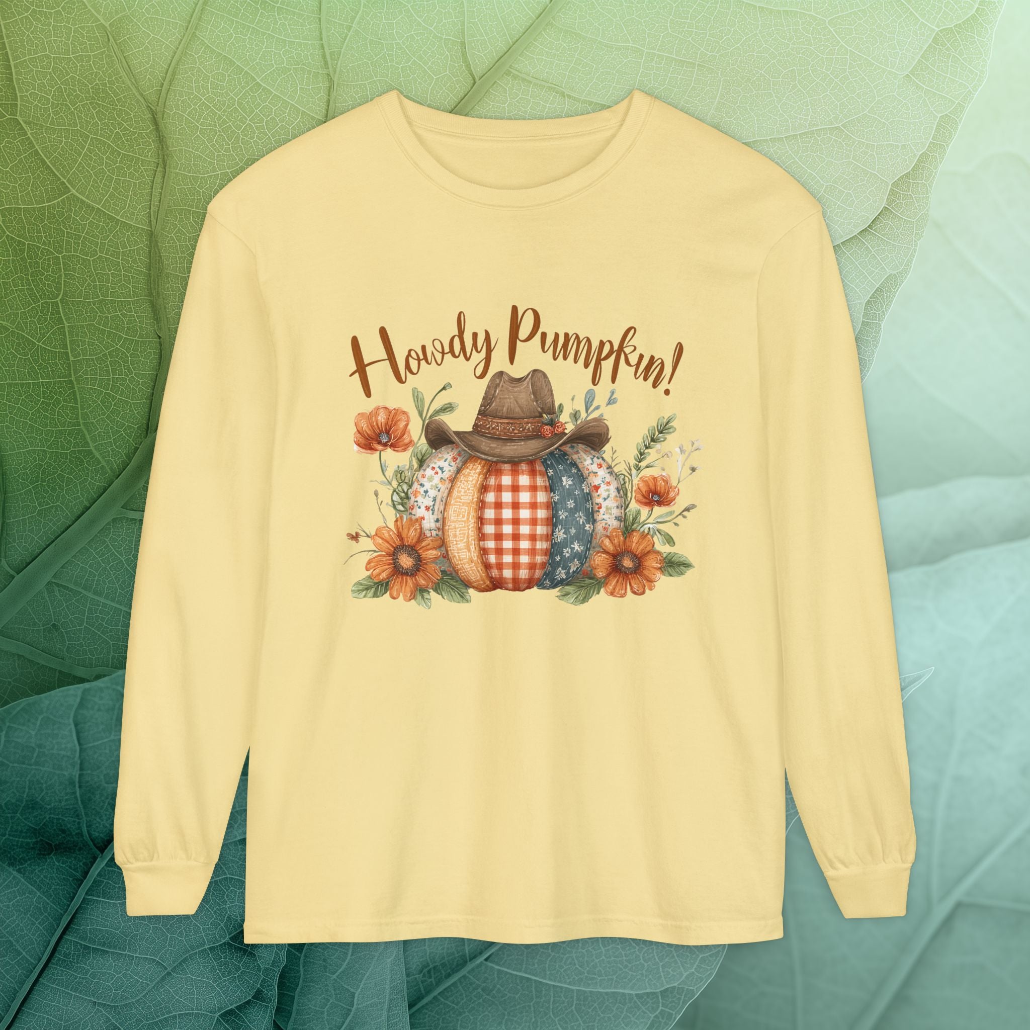Howdy Pumpkin Long Sleeve Tee