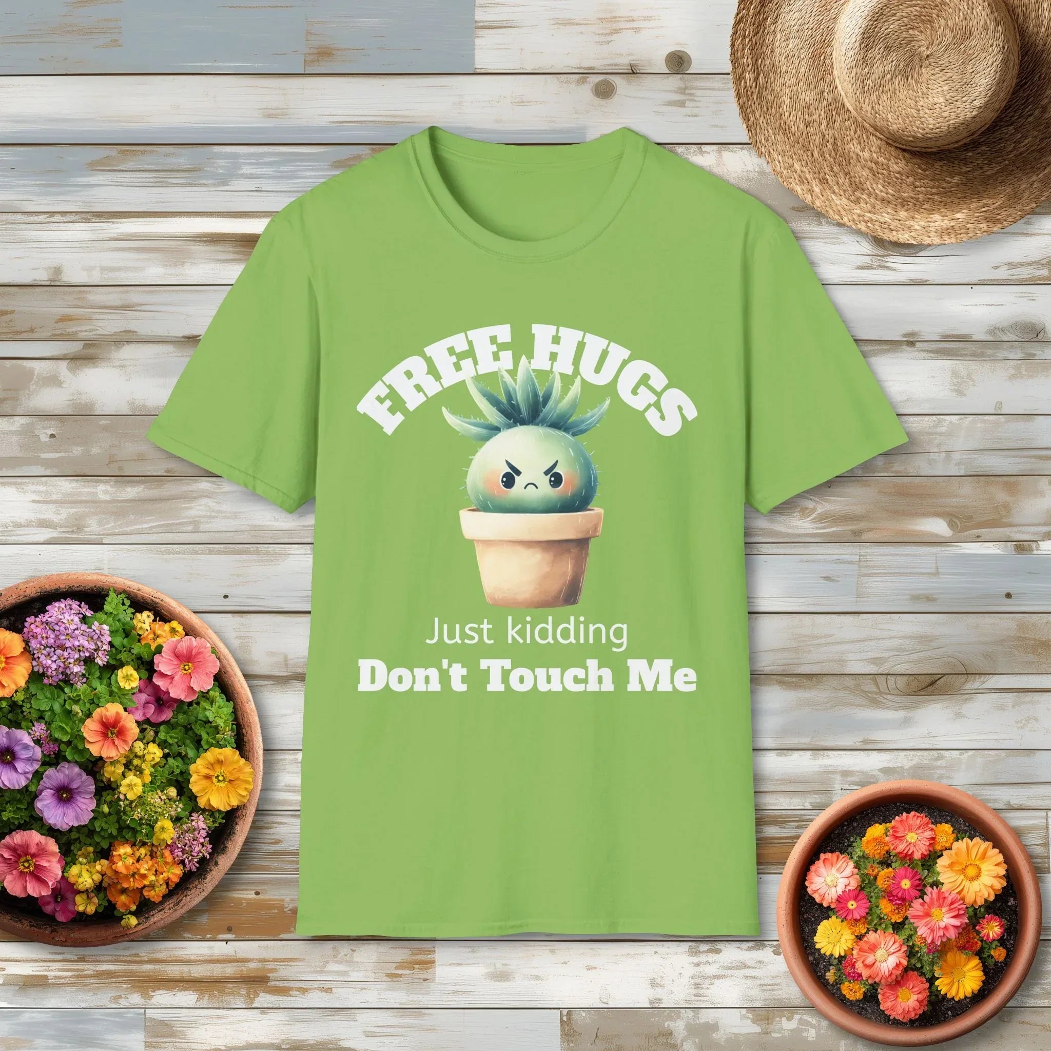 Kawaii Succulent Cactus Funny Plant Shirt