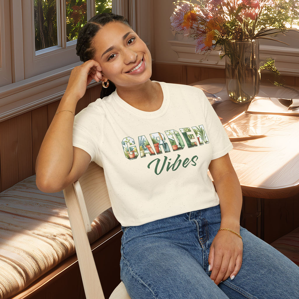 Garden Vibes T-Shirt for Plant Lovers and Gardeners
