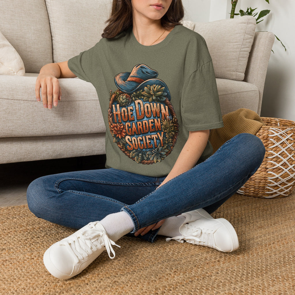 Retro Western Hoe Down Garden Club T-Shirt