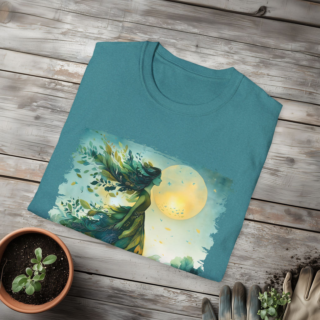 Garden Goddess T-Shirt for Gardeners, Nature Lovers, Summer Casual Wear