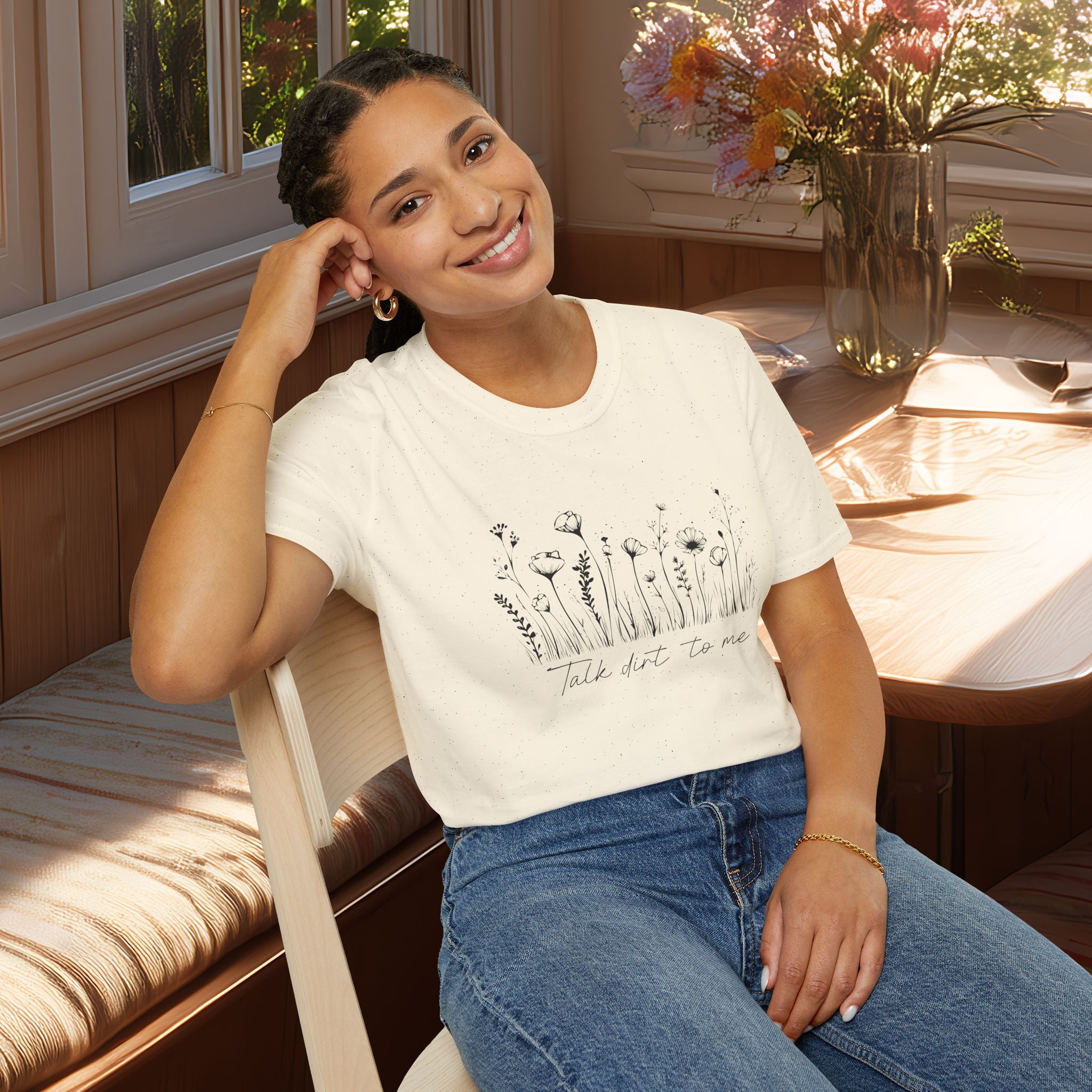 Talk Dirt to Me T-Shirt for Gardeners