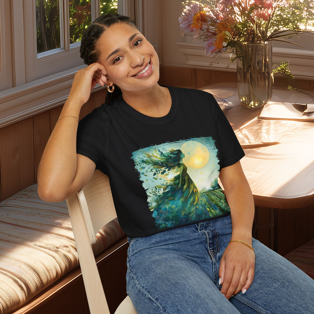 Garden Goddess T-Shirt for Gardeners, Nature Lovers, Summer Casual Wear