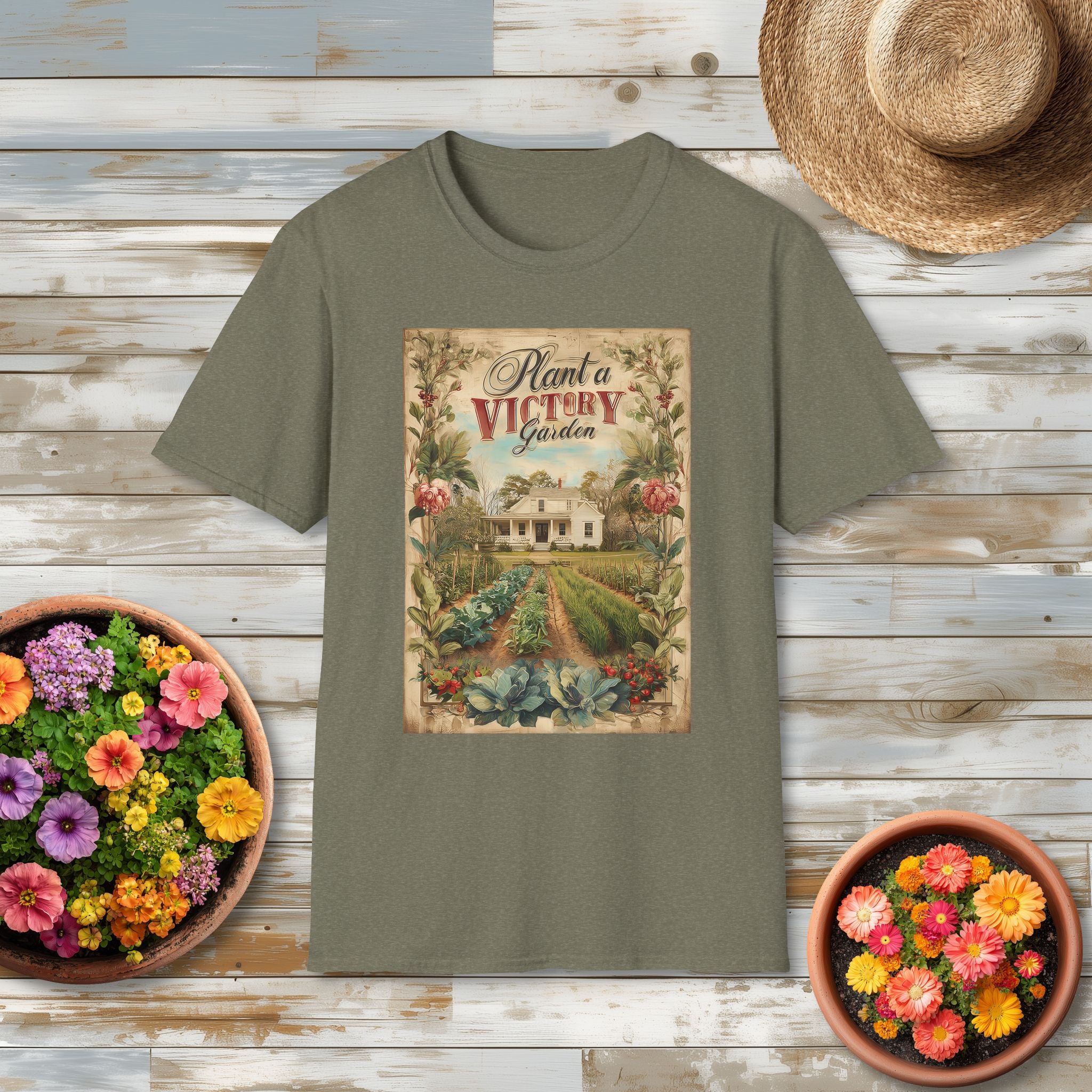 Vintage Plant a Victory Garden Poster T-Shirt