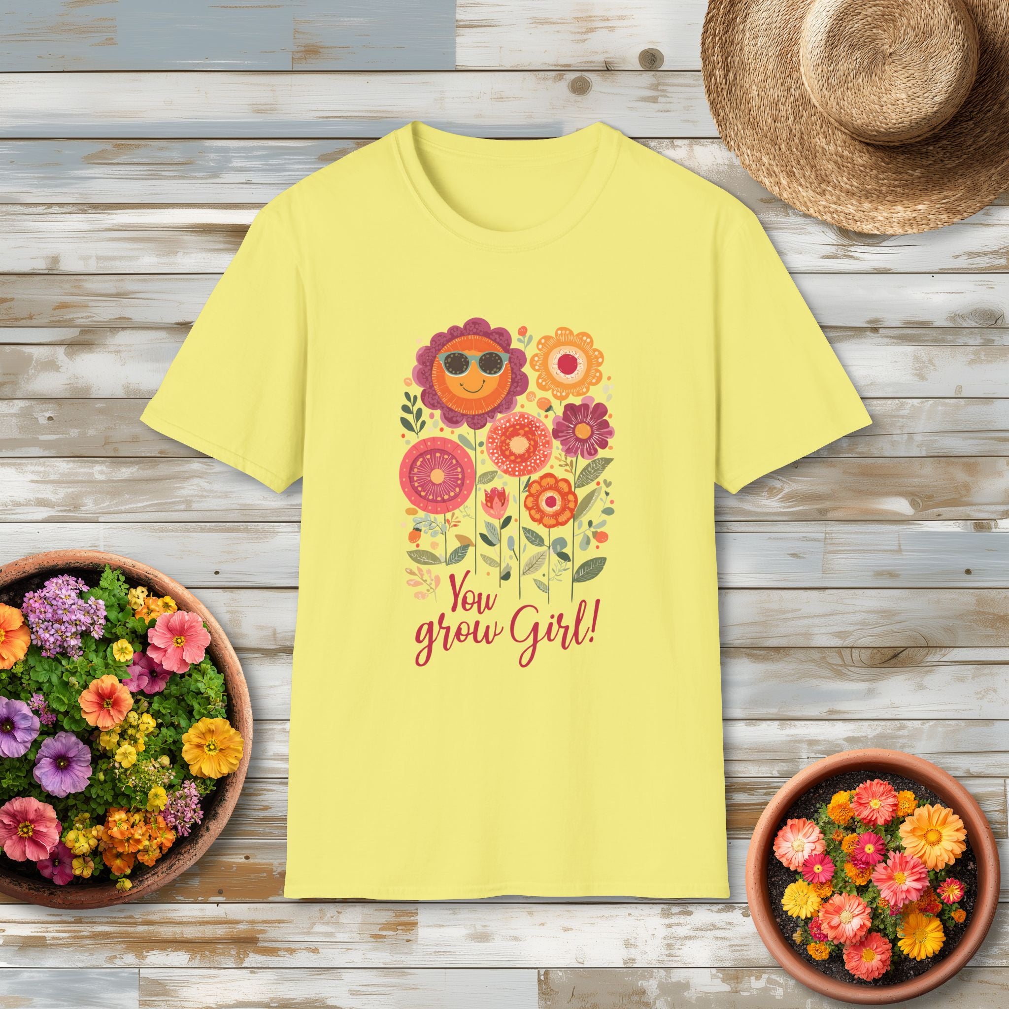 You Grow Girl! T-Shirt for Backyard Gardeners