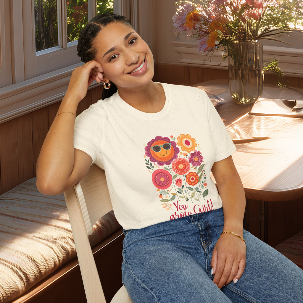 You Grow Girl! T-Shirt for Backyard Gardeners