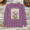 Sweet Peas Vintage Seed Packet Long Sleeve Tee