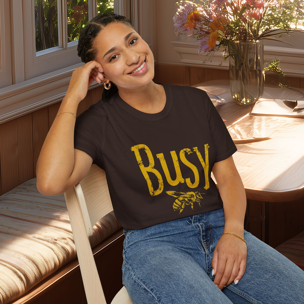 Retro Busy Bee T-Shirt for Nature Lovers