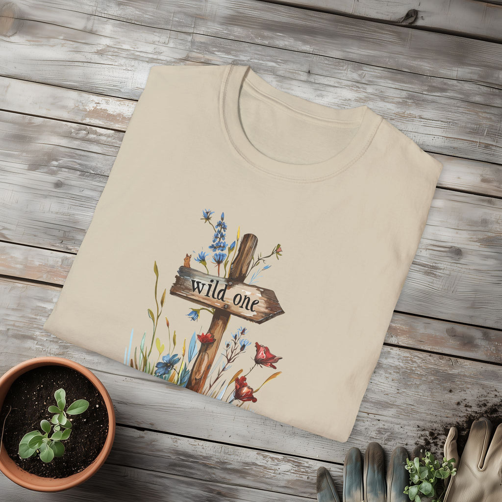 Wild One Wildflower Watercolor T-Shirt