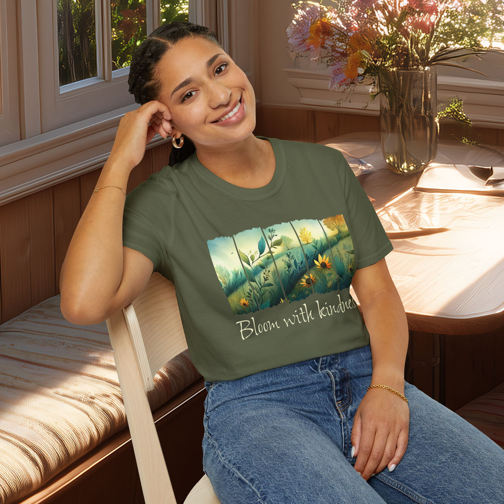Bloom with Kindness T-Shirt for Gardeners