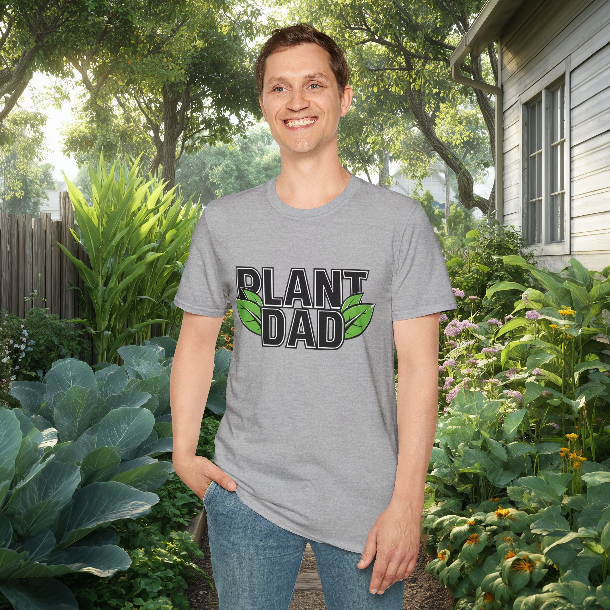 Plant Dad T-Shirt for Gardeners