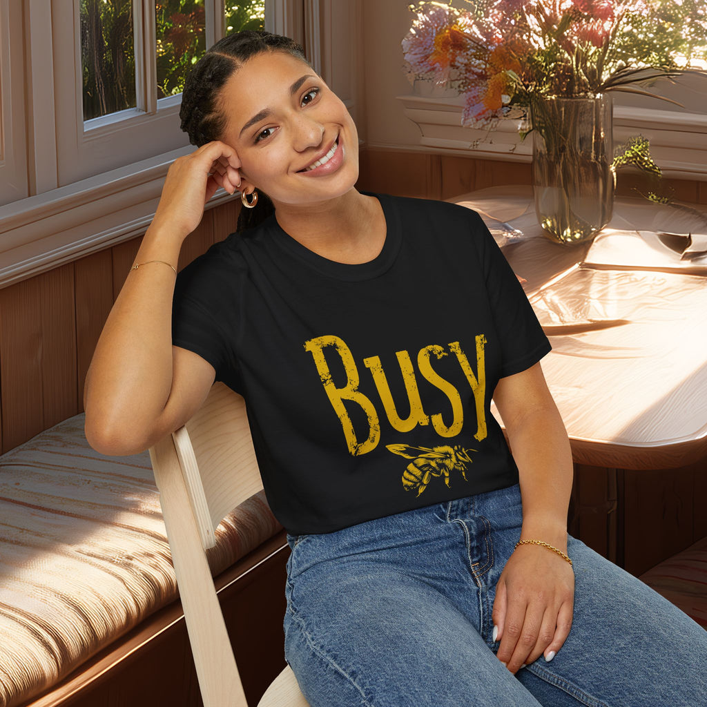 Retro Busy Bee T-Shirt for Nature Lovers