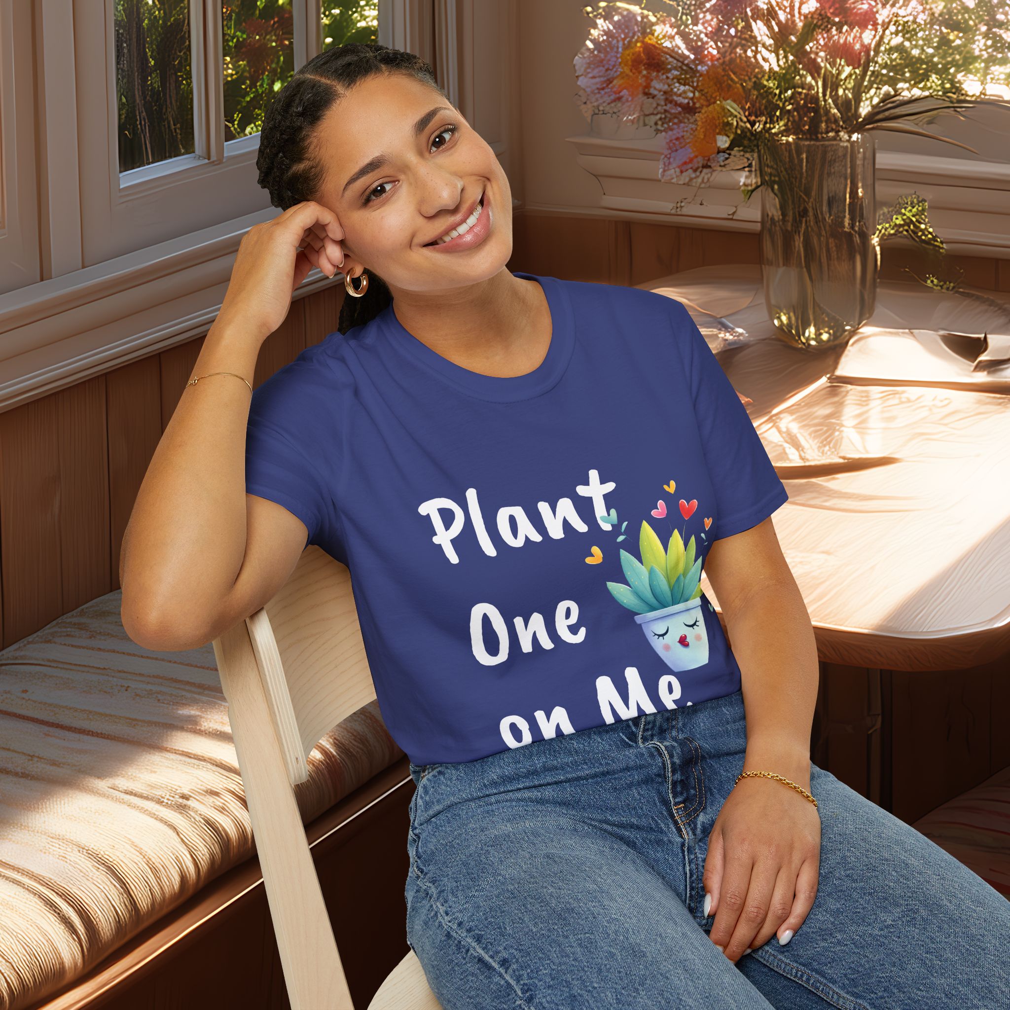 Valentine's Day Plant One on Me T-shirt