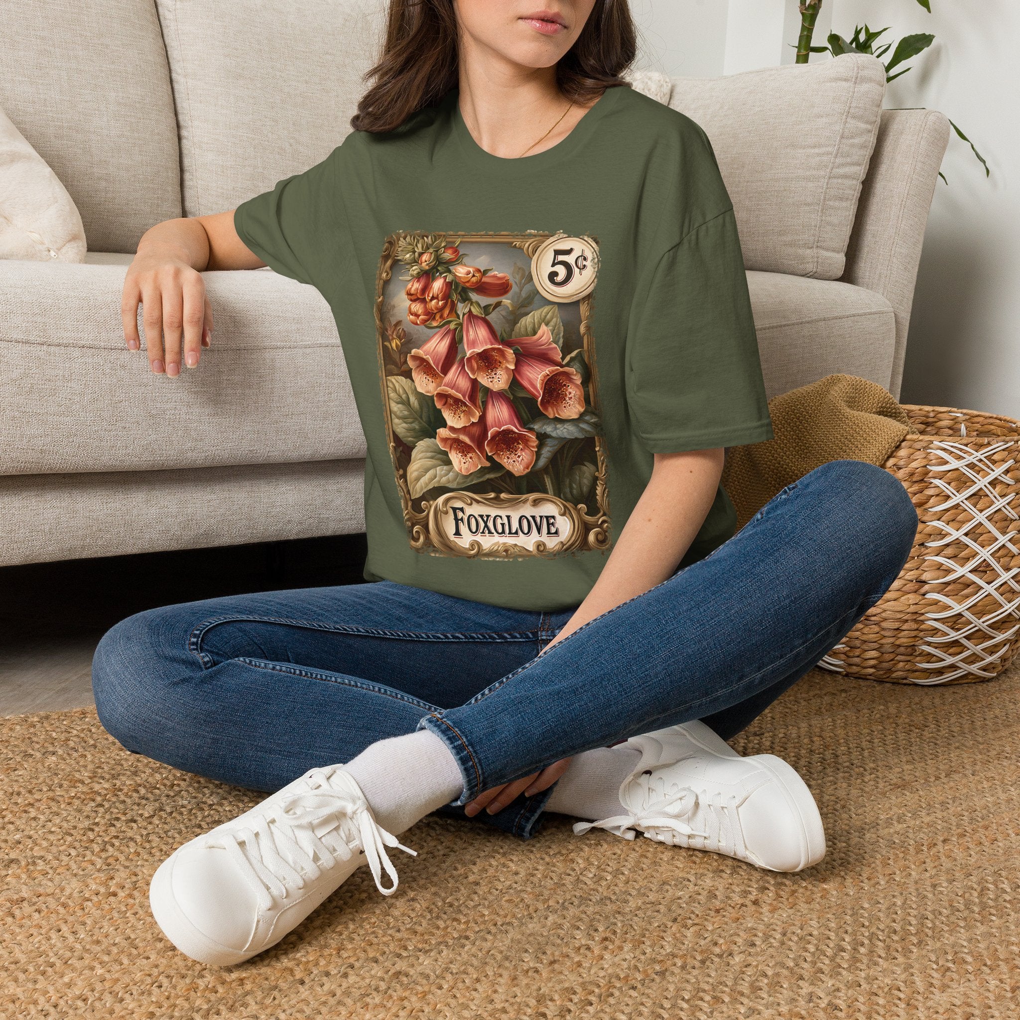 Foxglove Vintage Seed Packet T-Shirt