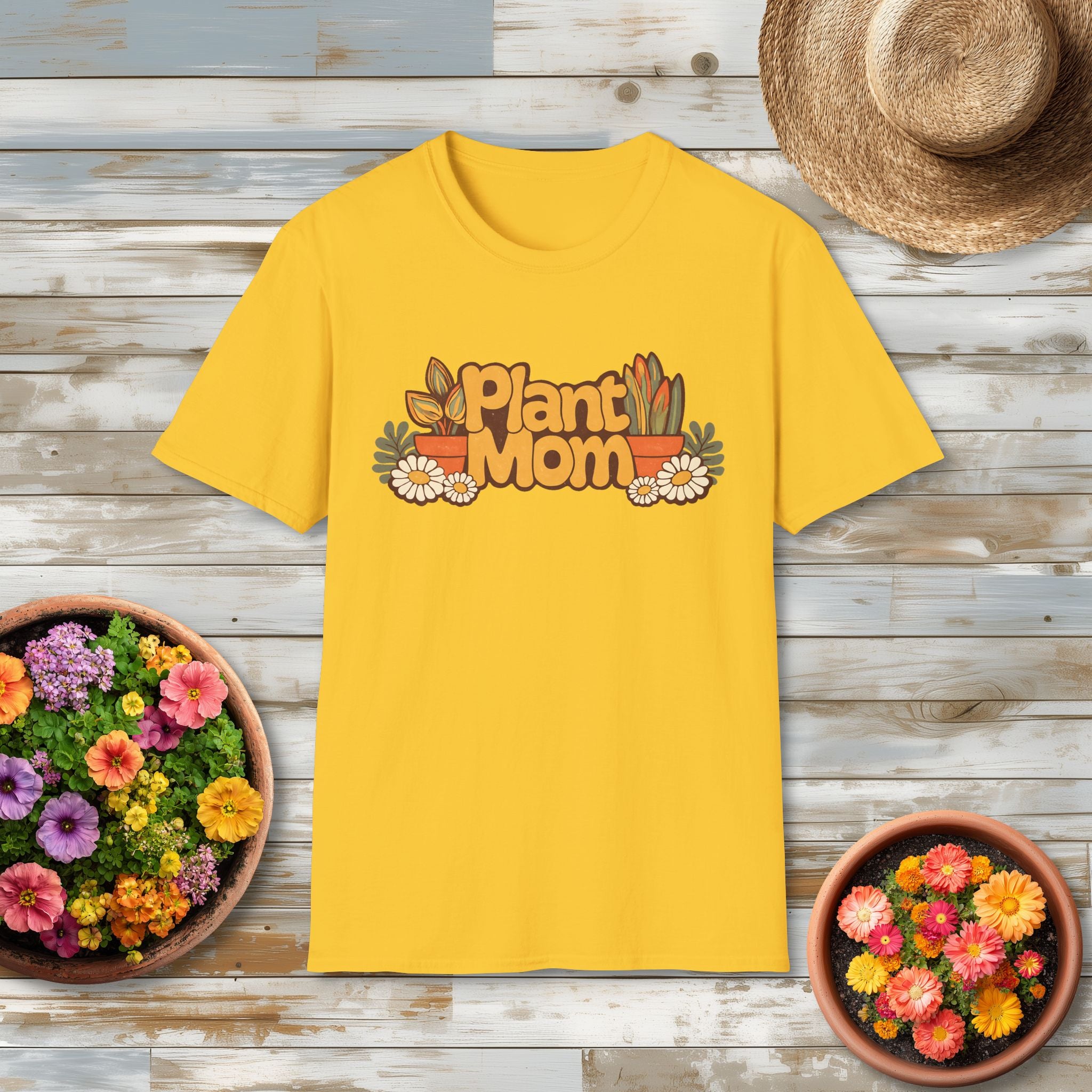 Hippie Plant Mom T-Shirt for Plant Lovers