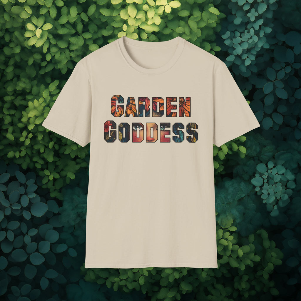 Boho Garden Goddess T-Shirt for  Nature Lovers