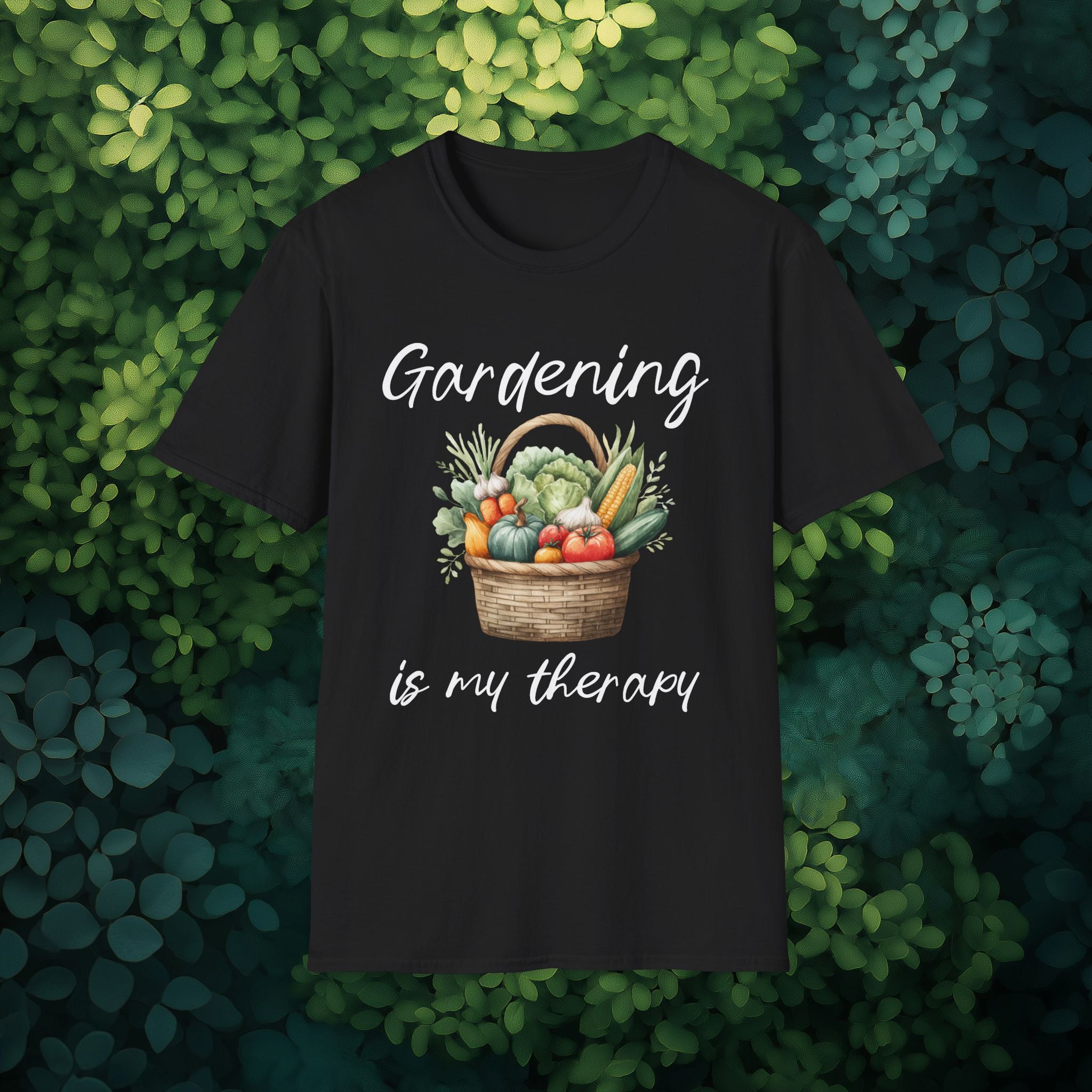 Gardening is My Therapy T-Shirt for Gardeners & Nature Lovers