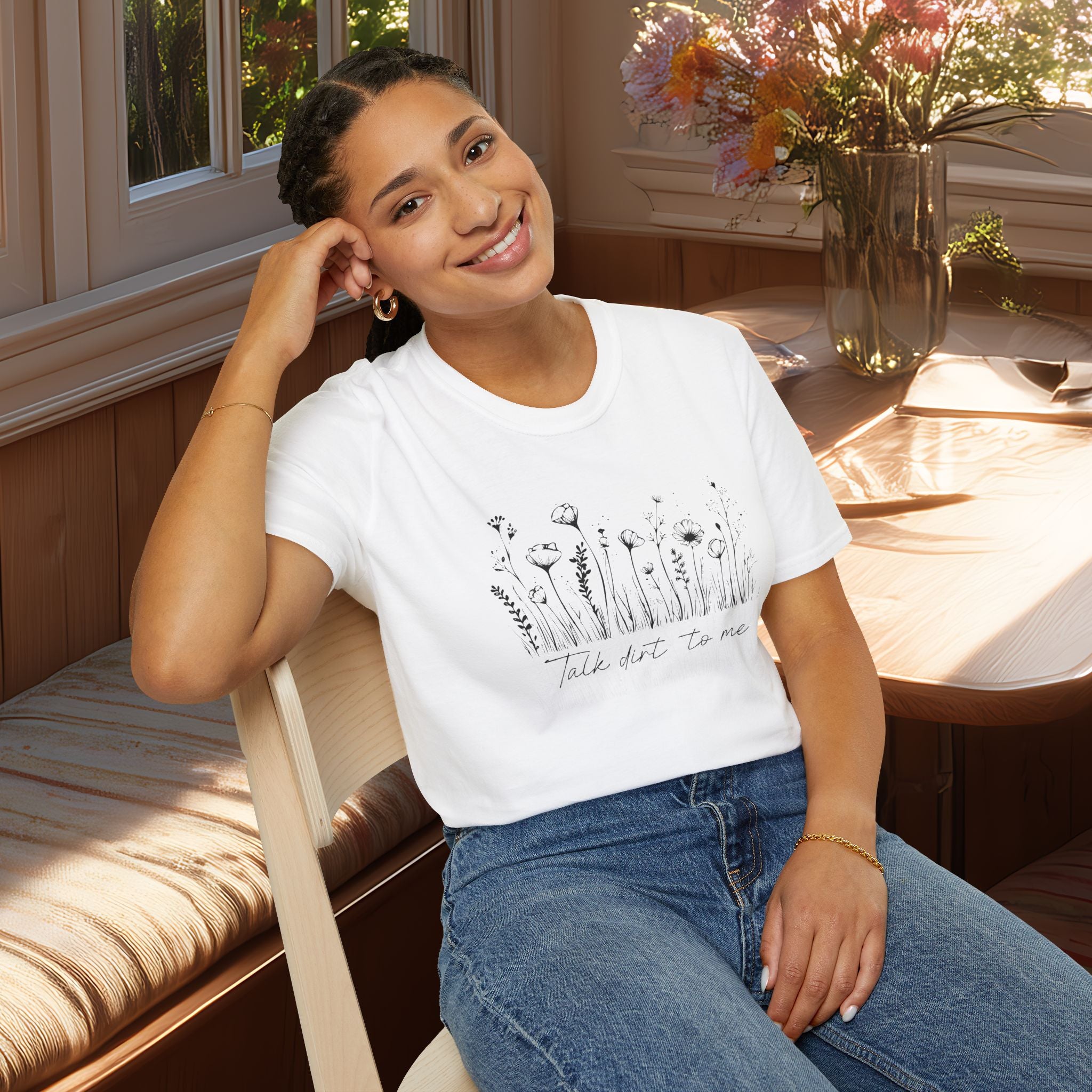 Talk Dirt to Me T-Shirt for Gardeners