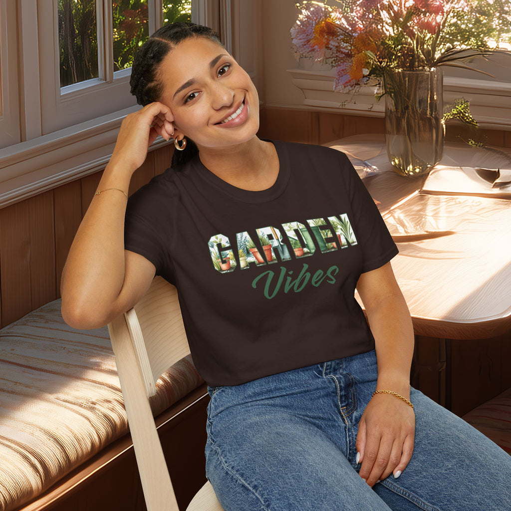Garden Vibes T-Shirt for Plant Lovers and Gardeners