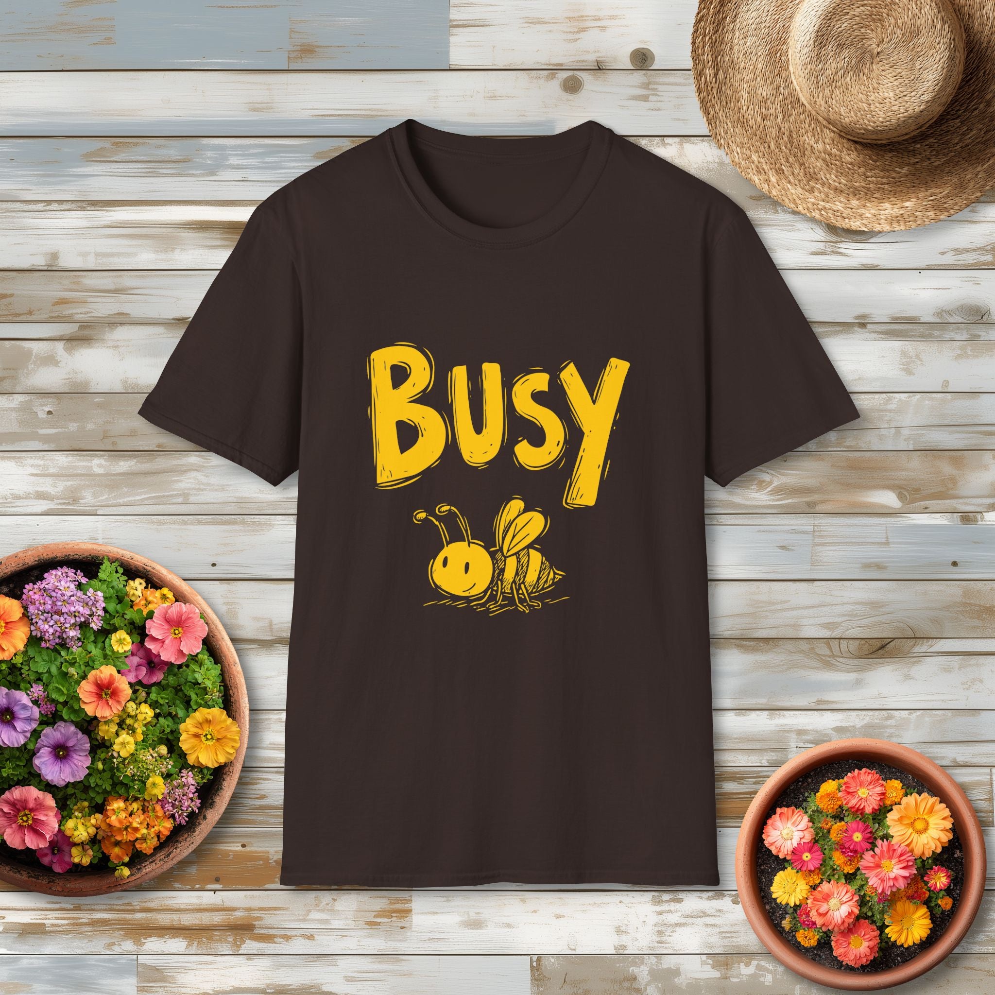 Busy Bee Doodle T-Shirt for Nature Lovers
