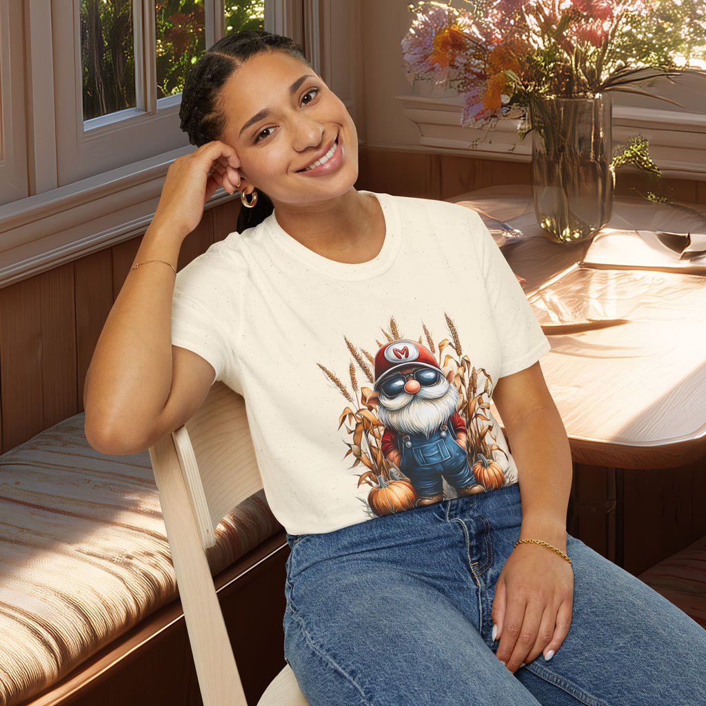 Harvest Season Gnome Farmer T-Shirt