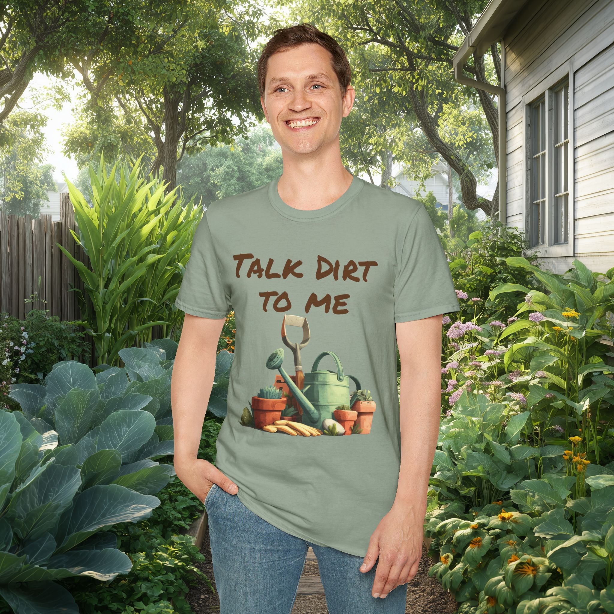 Talk Dirt to Me T-shirt for Garden Lovers