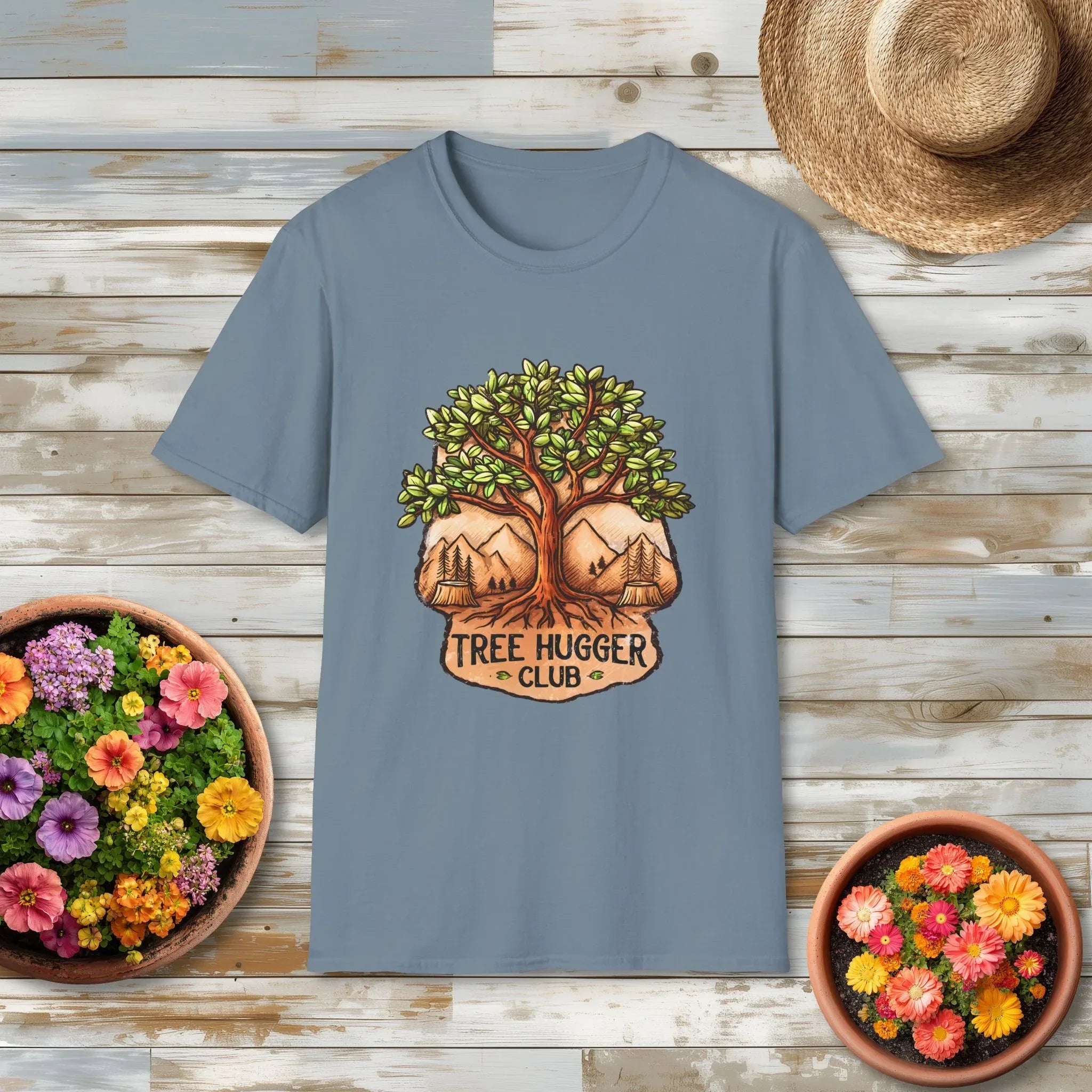 National Park Style Tree Hugger Club Shirt