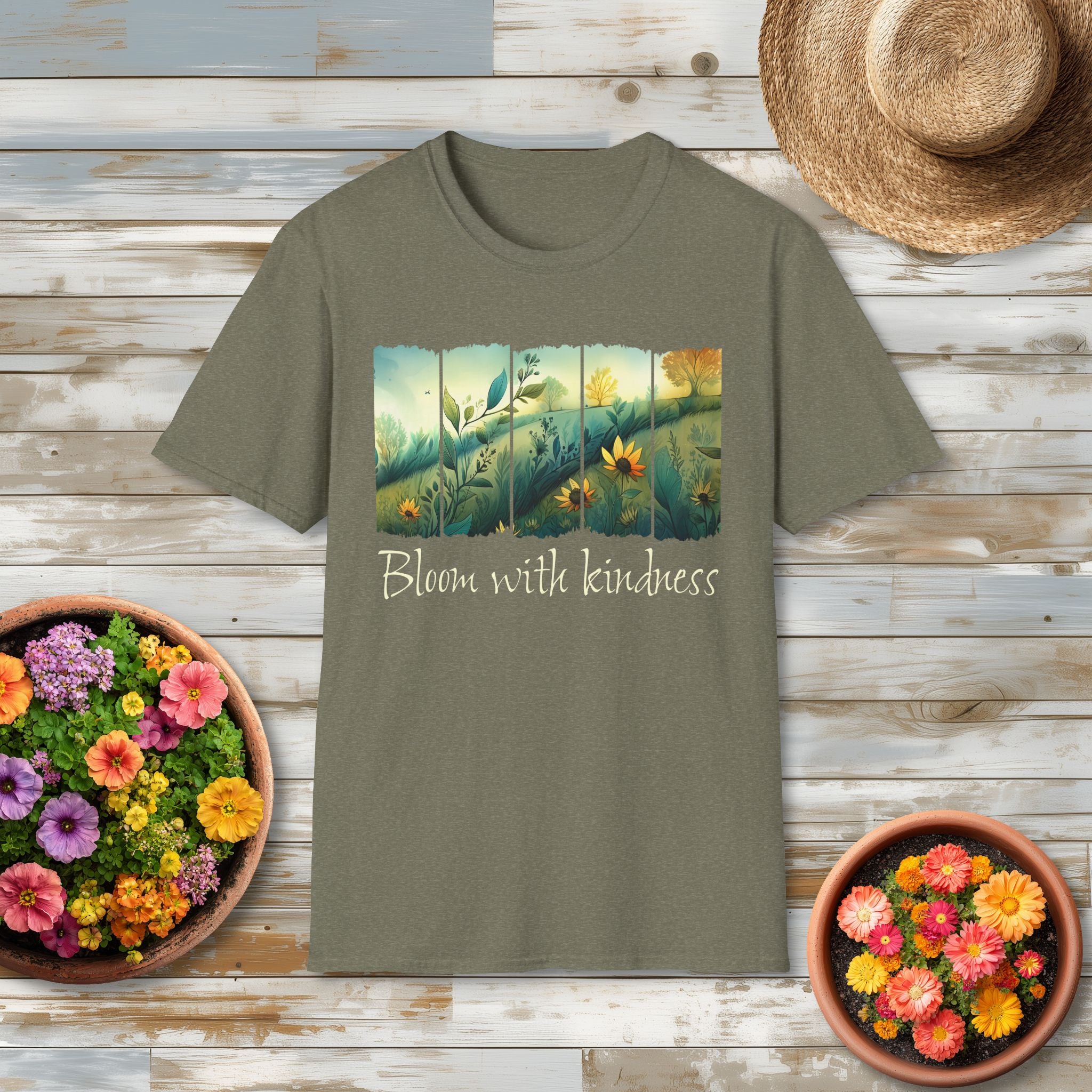 Bloom with Kindness T-Shirt for Gardeners