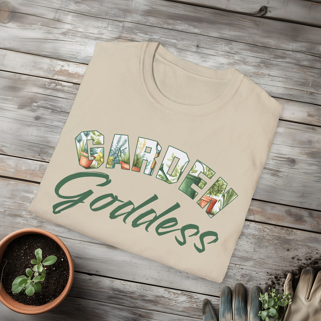 Garden Goddess T-Shirt for Plant Lovers and Gardeners