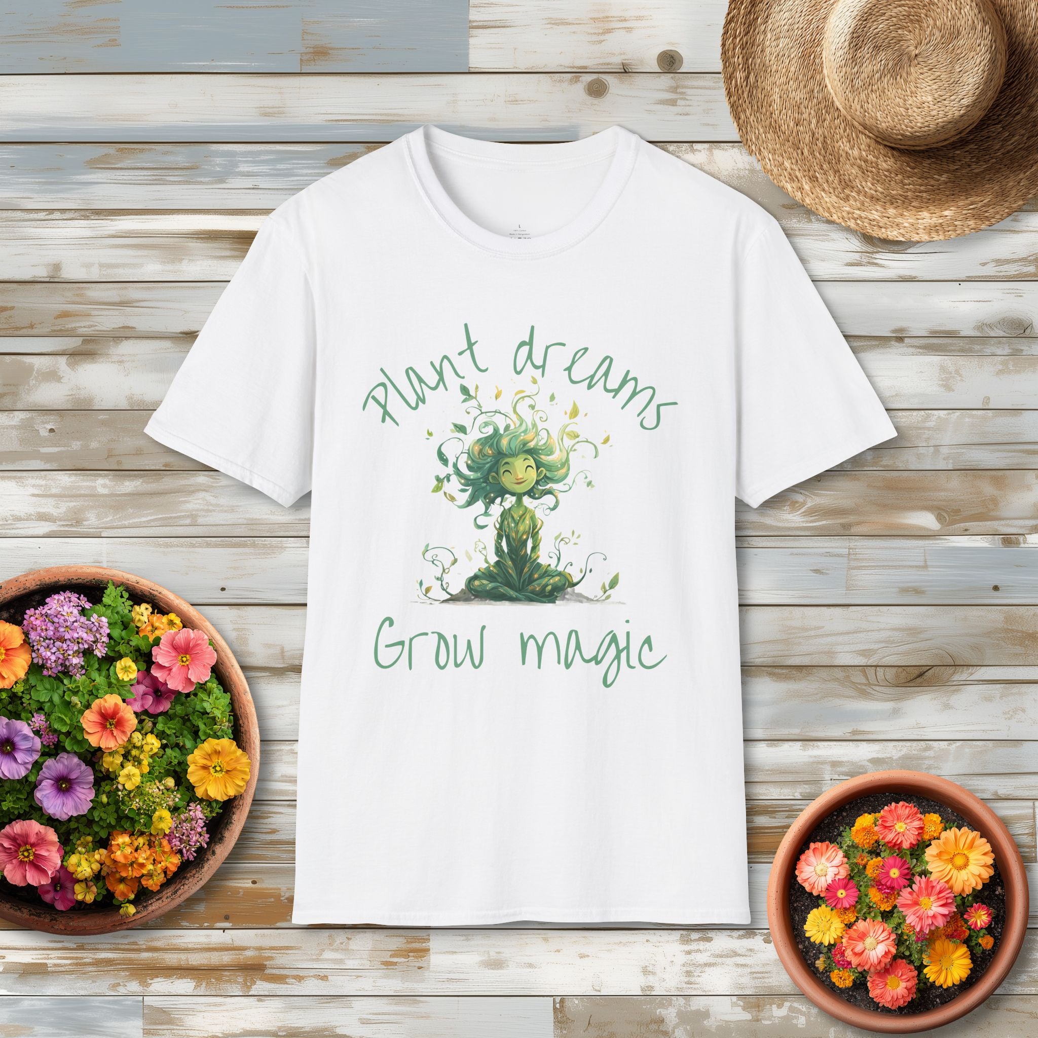 Plant Dreams, Grow Magic Garden Goddess T-Shirt