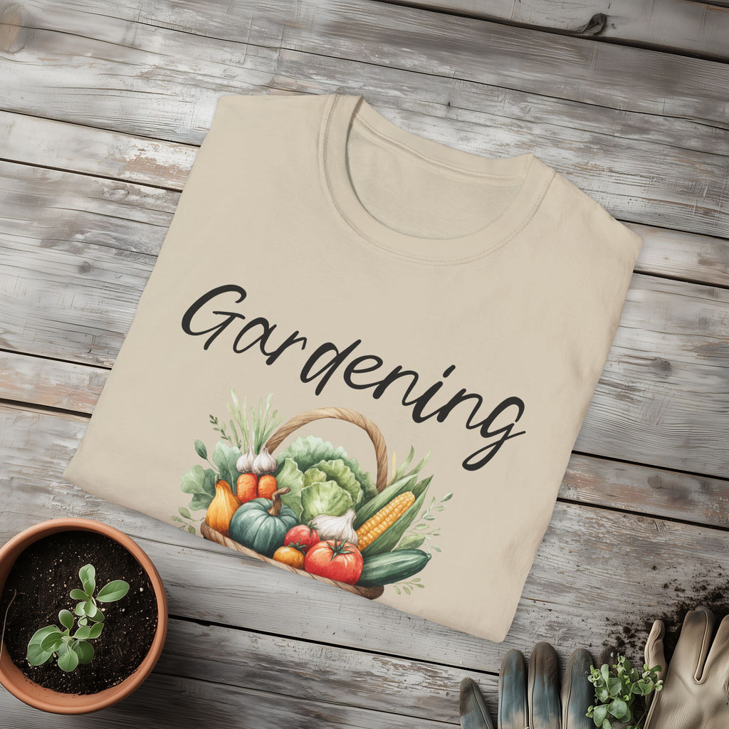 Gardening is My Therapy T-Shirt for Gardeners & Nature Lovers