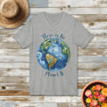There's No Planet B  Earth Day V-Neck Shirt