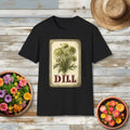 Dill Herb Vintage Seed Packet T-Shirt for Nature Lovers