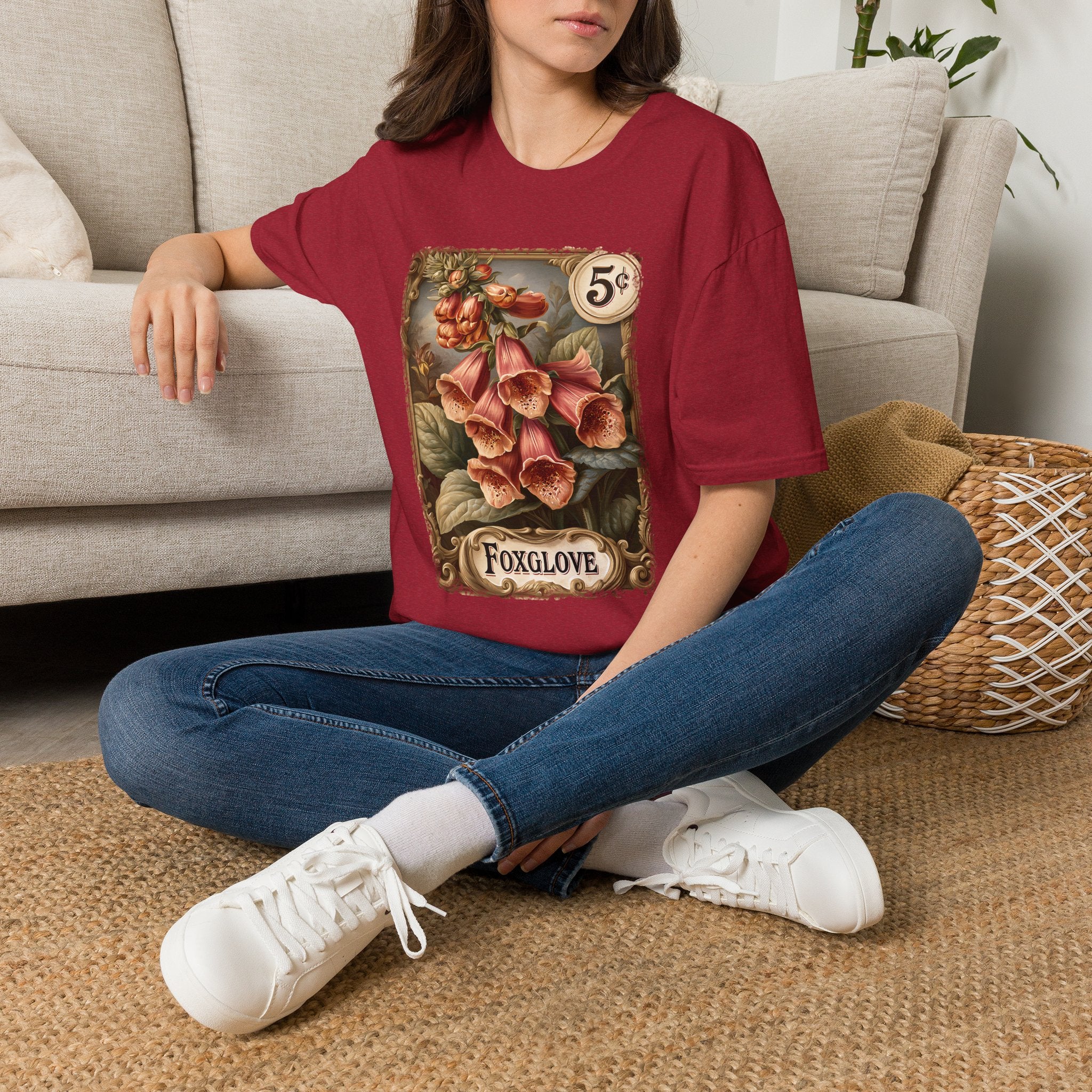 Foxglove Vintage Seed Packet T-Shirt