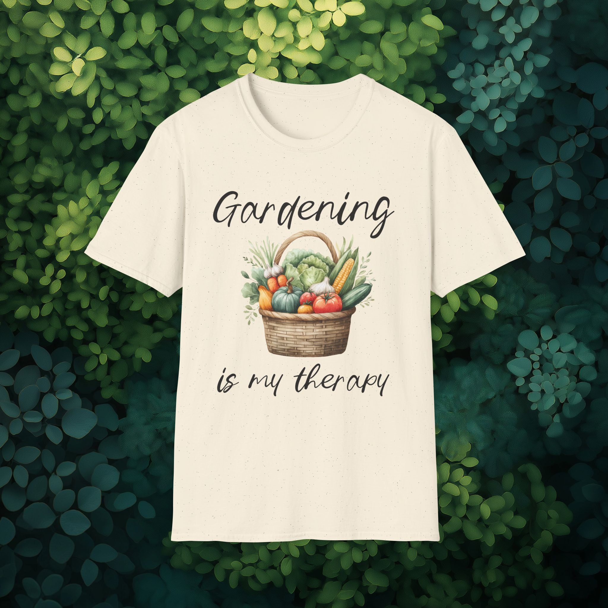 Gardening is My Therapy T-Shirt for Gardeners & Nature Lovers