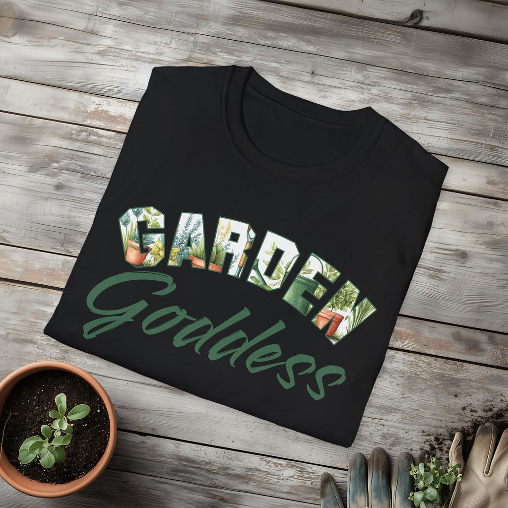 Garden Goddess T-Shirt for Plant Lovers and Gardeners