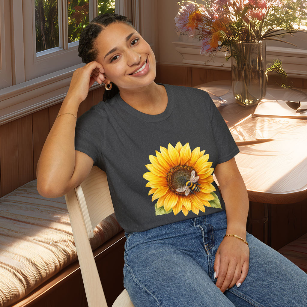 Sunflower and Honeybee T-Shirt