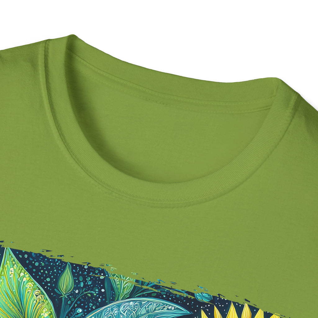 Whimsical Sunflower Garden T-Shirt for Plant Lovers and Gardeners