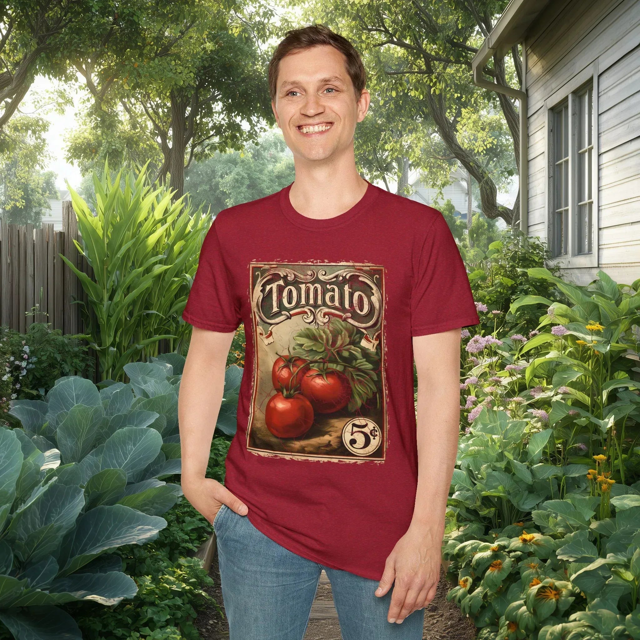 Vintage Tomato Seed Packet Shirt