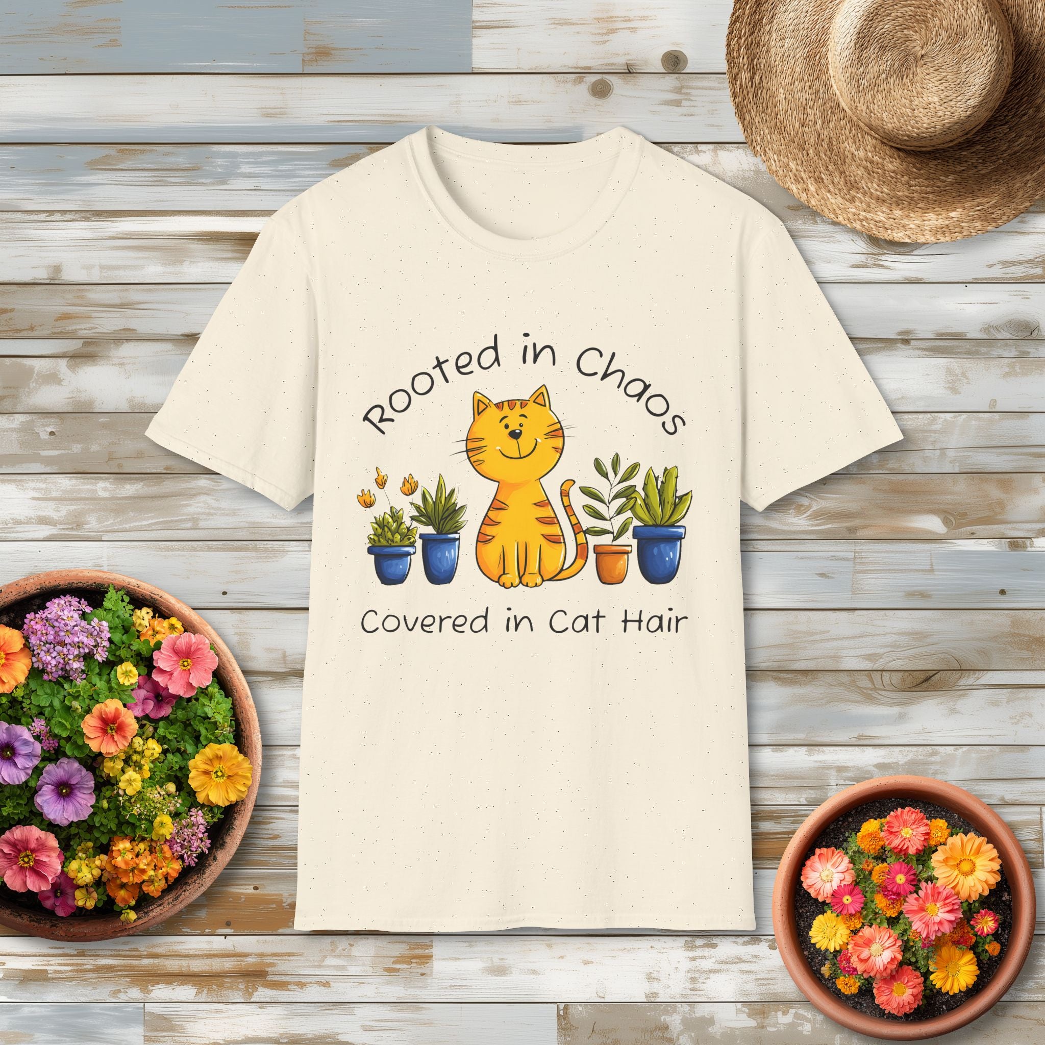 Cartoon Chaos & Cat Hair T-Shirt