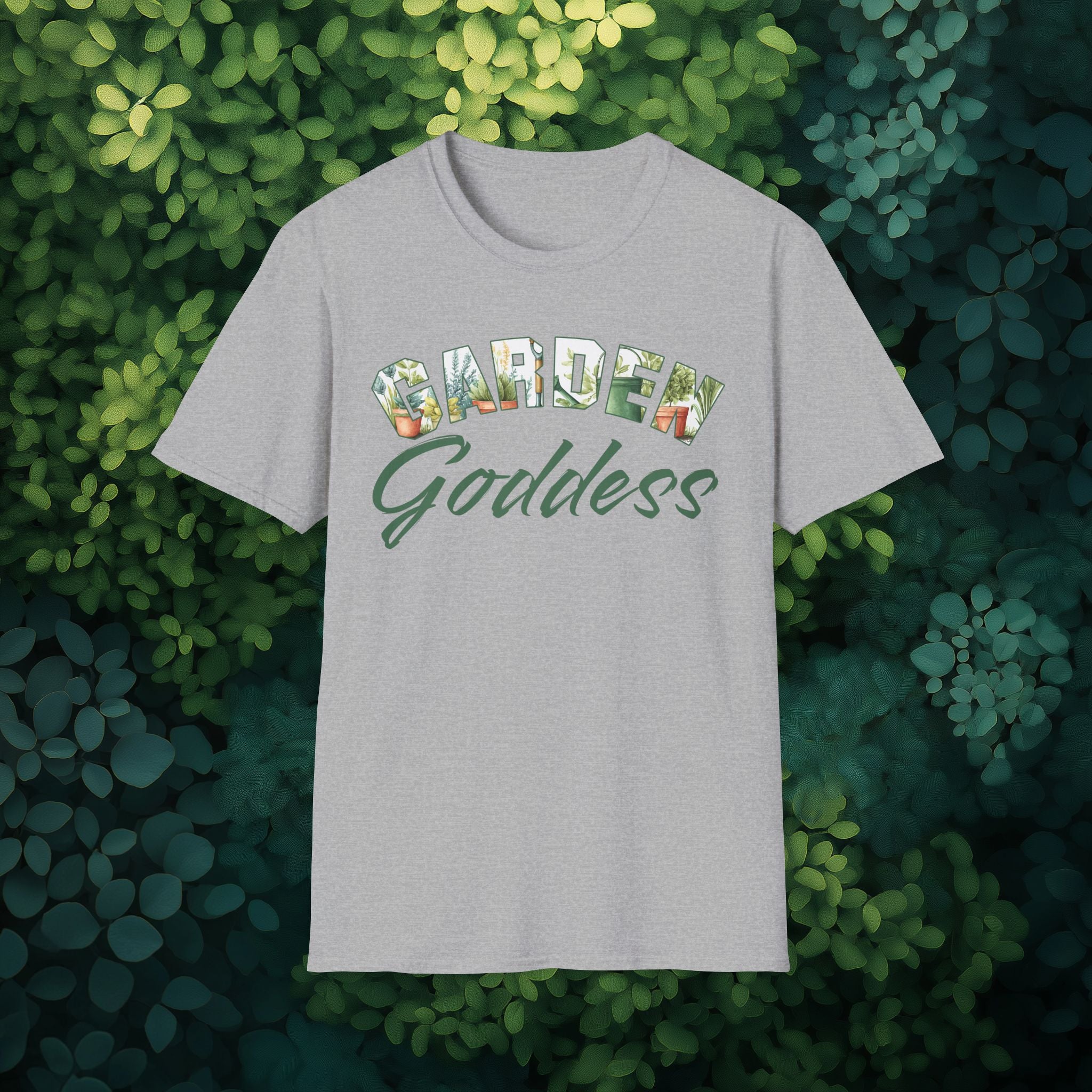 Garden Goddess T-Shirt for Plant Lovers and Gardeners