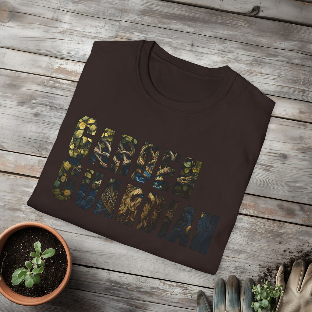 Fantasy Garden Guardian T-Shirt for Gardeners
