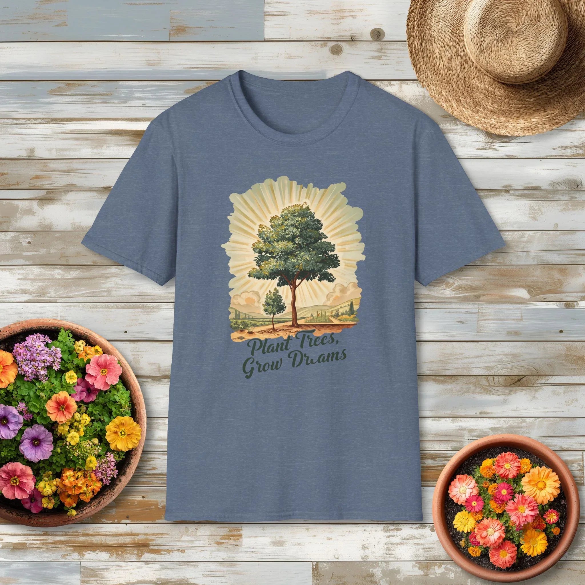 Plant Trees Grow Dreams Vintage Style T-Shirt