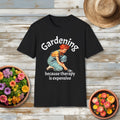 Retro Gardening T-Shirt – Because Therapy Is Expensive