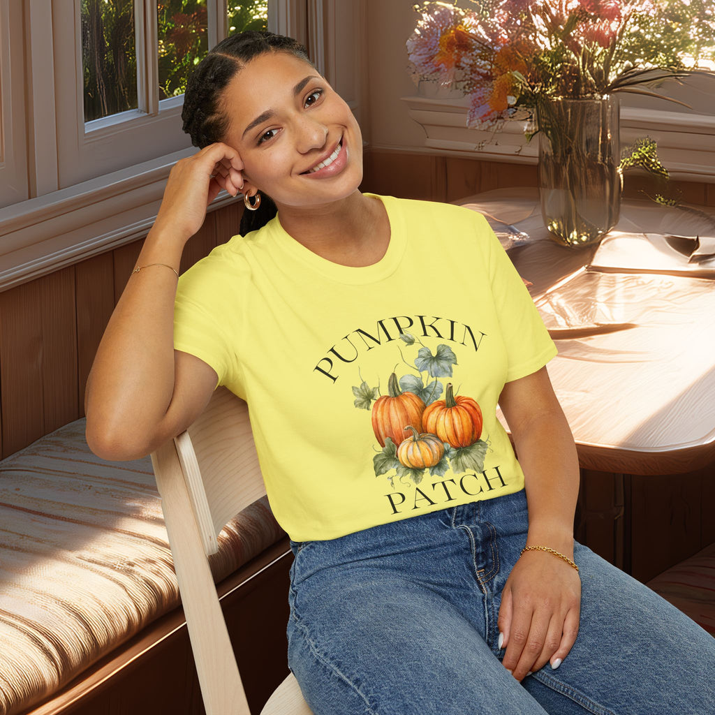 Rustic Pumpkin Patch Tee with Vintage Farm Style