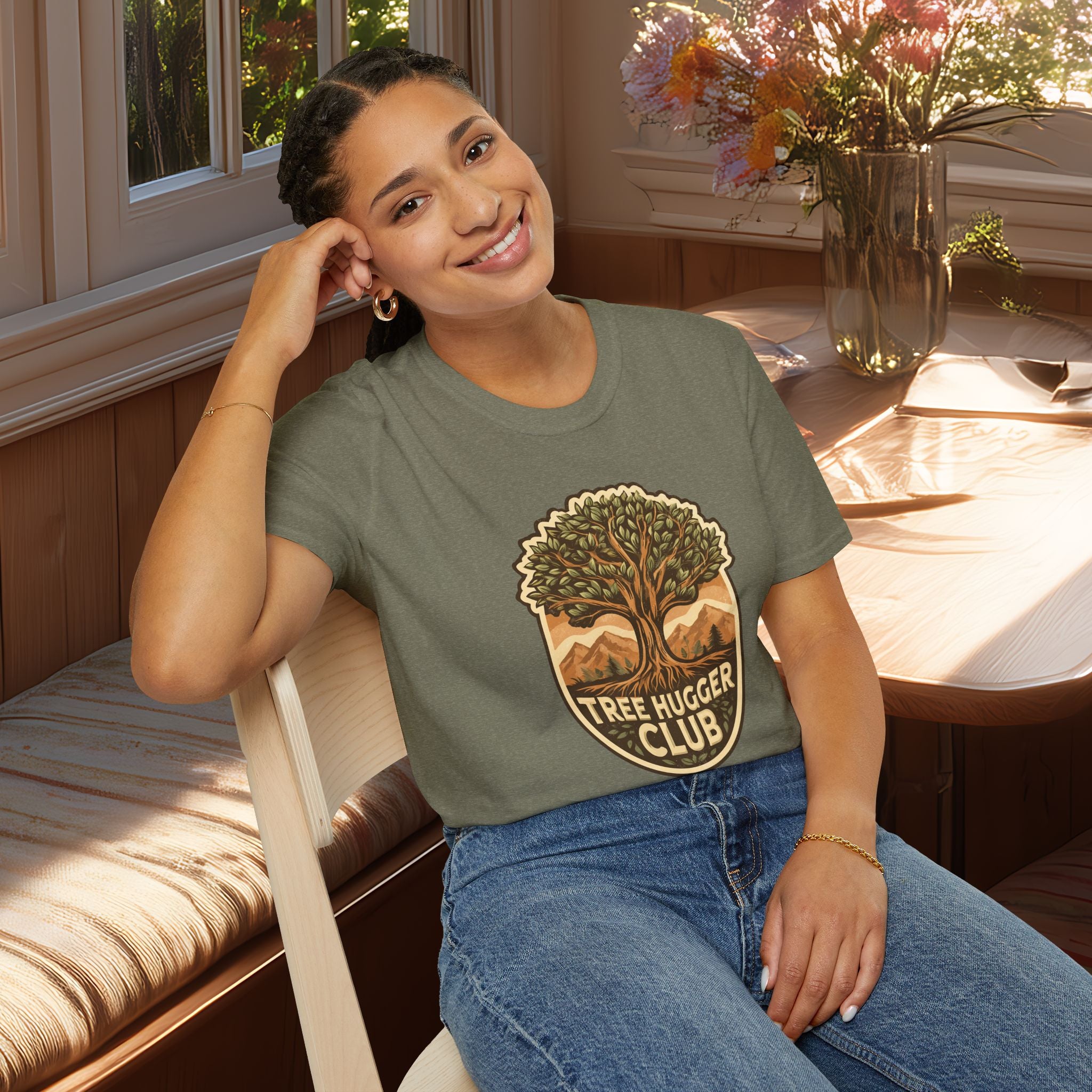 Tree Hugger Club Shirt – National Park Style Tree Tee
