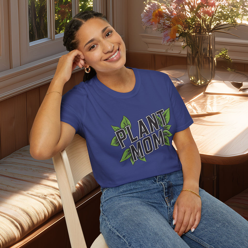 Plant Mom Varsity Shirt for Gardeners