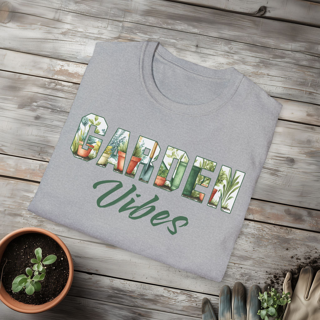 Garden Vibes T-Shirt for Plant Lovers and Gardeners